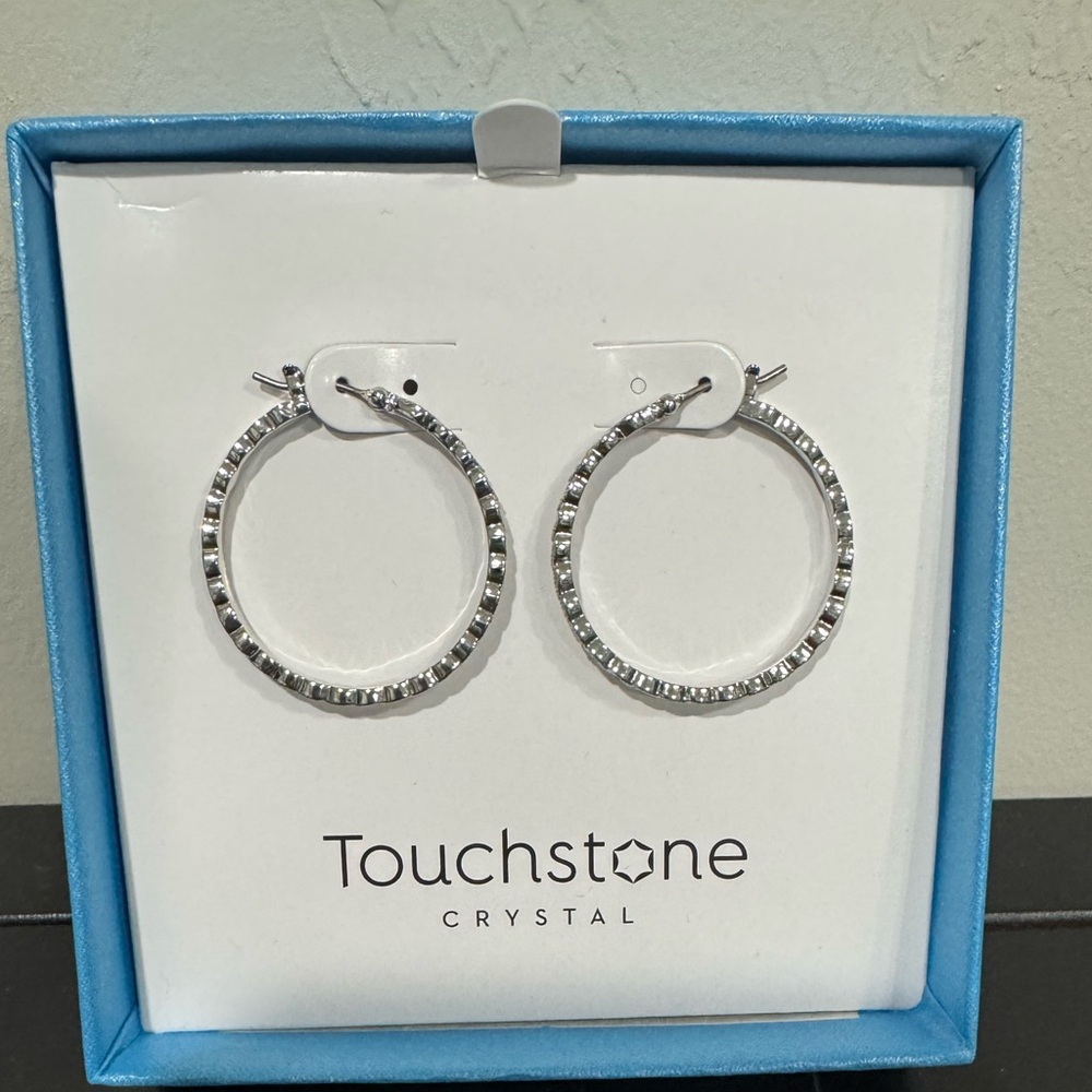 Touchstone Crystal by Swarovski, Lena Earrings, NIB